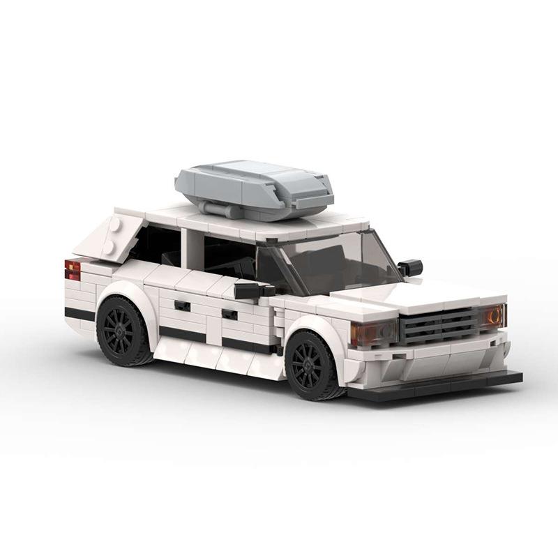 Building Block Compatible With S124 Assembled 8-Grid Car Set, Classic Car Model, Toy Gift Ornament