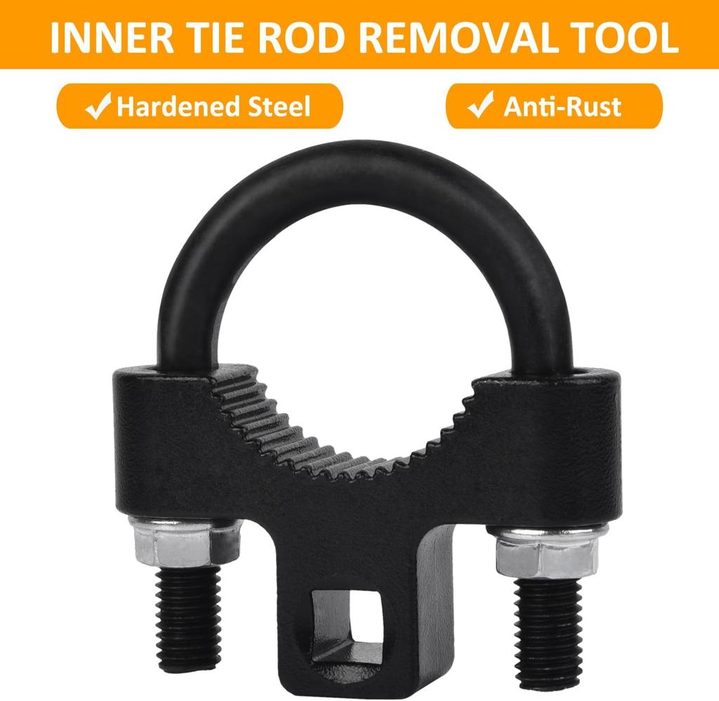 Inner Tie Rod Removal Tool,Universal 3/8 Inch Low Profile Tool for Inner Tie Rod Removal and Installation,Inner Tie Rod U-Wrench