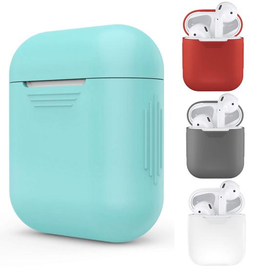 Shockproof Soft Silicone Protector Case Cover Shield for Apple AirPods Earphones