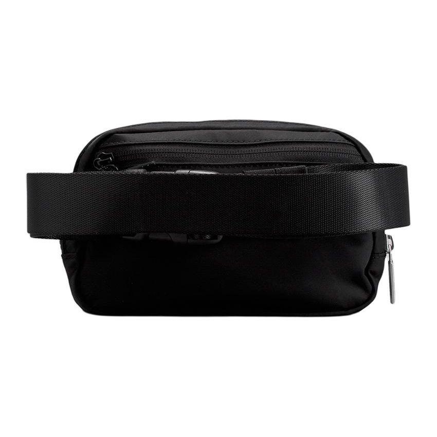 Lululemon Everywhere 1L Zipper Nylon Waist Bag Women Waist Bag Black LU9AX2S-0001