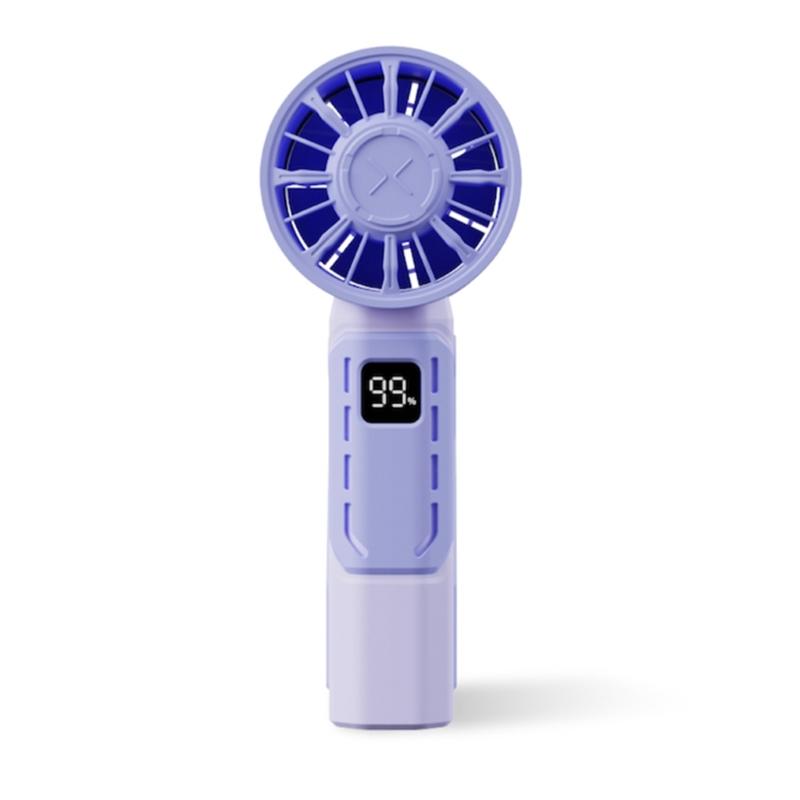 Portables Handheld Fan,Speed(1-100) Adjustable Small Fan,4000mAh Battery Rechargeable Personals Fan,Digital Display