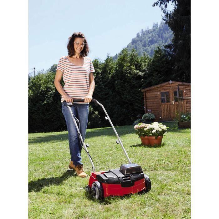 Scarificateur Électrique - EINHELL - GC-SC 36/31 Li-Solo - Batterie 36V - Rouleau De Scarification À 8 Lames