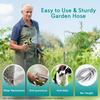 Durability Metal Water Hose Extension With Brass Connectors Leak Proof Kink Resistant Outdoor Gardening Tool Hose Extender