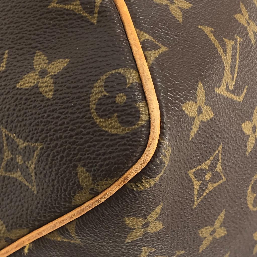 Used Louis Vuitton Monogram Speedy 30 M41526 Boston Bag Canvas Brown Authentic 1212