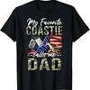 My Favorite Coastie Calls Me Dad Proud Us Coast Guard T Shirt