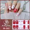New waterproof no-bake gel nail polish film full sticker New Year's nail art film paper nail film paper patch
