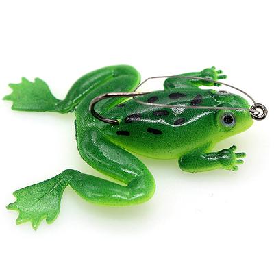 4.5G/6Cm Durável Portátil Realista Nova Borracha Sapo Spinner Afundando Baixo Isca Iscas de Pesca Macias