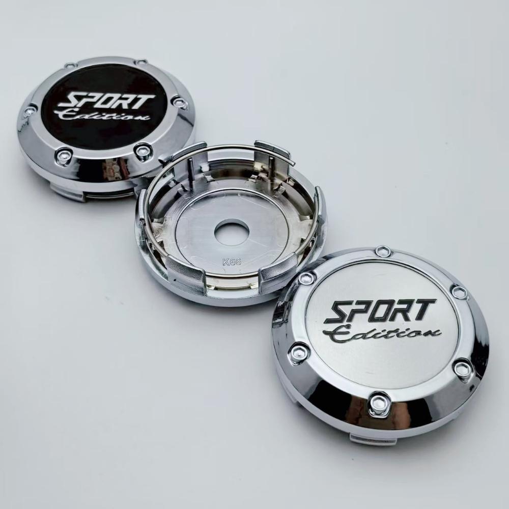 4ks 66mm Sportovní Edice Logo Znak Odznak Krytky Středů Koleček do Ráfků Kryt Středu Náboje Kryty Nábojů Koleček Náhradní Autodoplňky