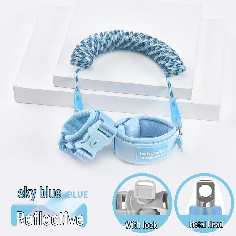 Children's Anti-Lost Wristband & Leash - Reflective Key Style for Toddlers & Strollers