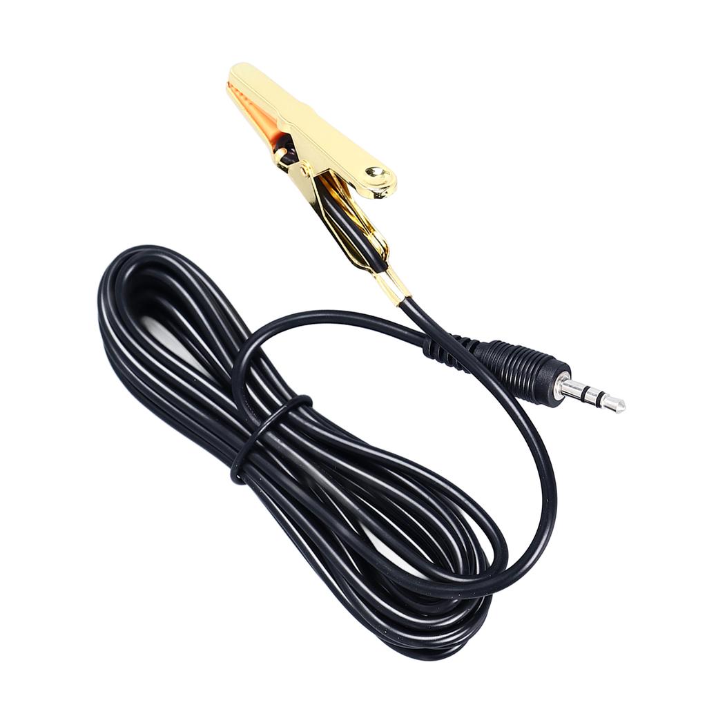 Clip-On Tonabnehmer Zweikanal HiFi Schallloch-Tonabnehmer Clip für Gitarre Erhu Saiteninstrument Gold 300cm 118.1in