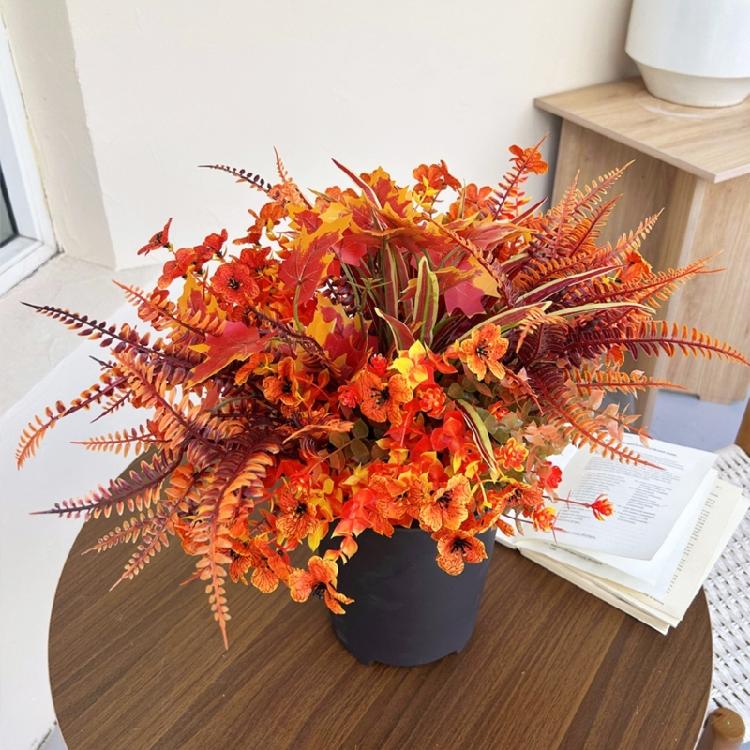 Plastic Greenerys Artificial Plant Plastic Texture Perfect for Garden Terraces Window Box Fireplaces Displays