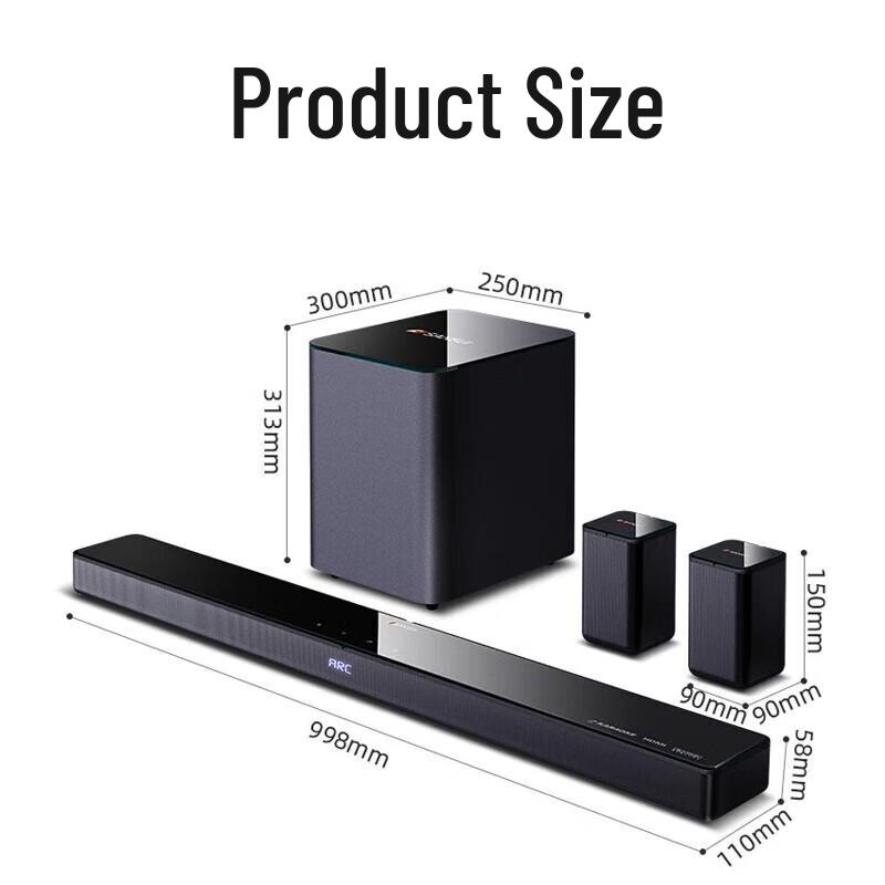 Sansui DV-95E 5.1 Home Theater Karaoke Audio System