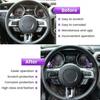 Purple Steering Wheel Shift Paddle Shifter Trim Cover For Ford Mustang 2015+