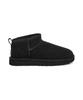 Ugg [Women] Overlock Stitch Ultra Mini Boots (Classic Ultra Mini) - Black / 1116109-Blk