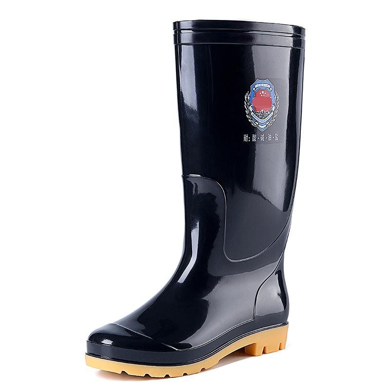 3531 High Tube Rain Boots 1806 Three Proof Long Tube Rain Shoes Men's Labor Protection Rubber Shoes Fishing Water Shoes
