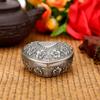 Carved Flower Metal Jewelry Box Metal Construction Antique Jewelry Box  Home Decor