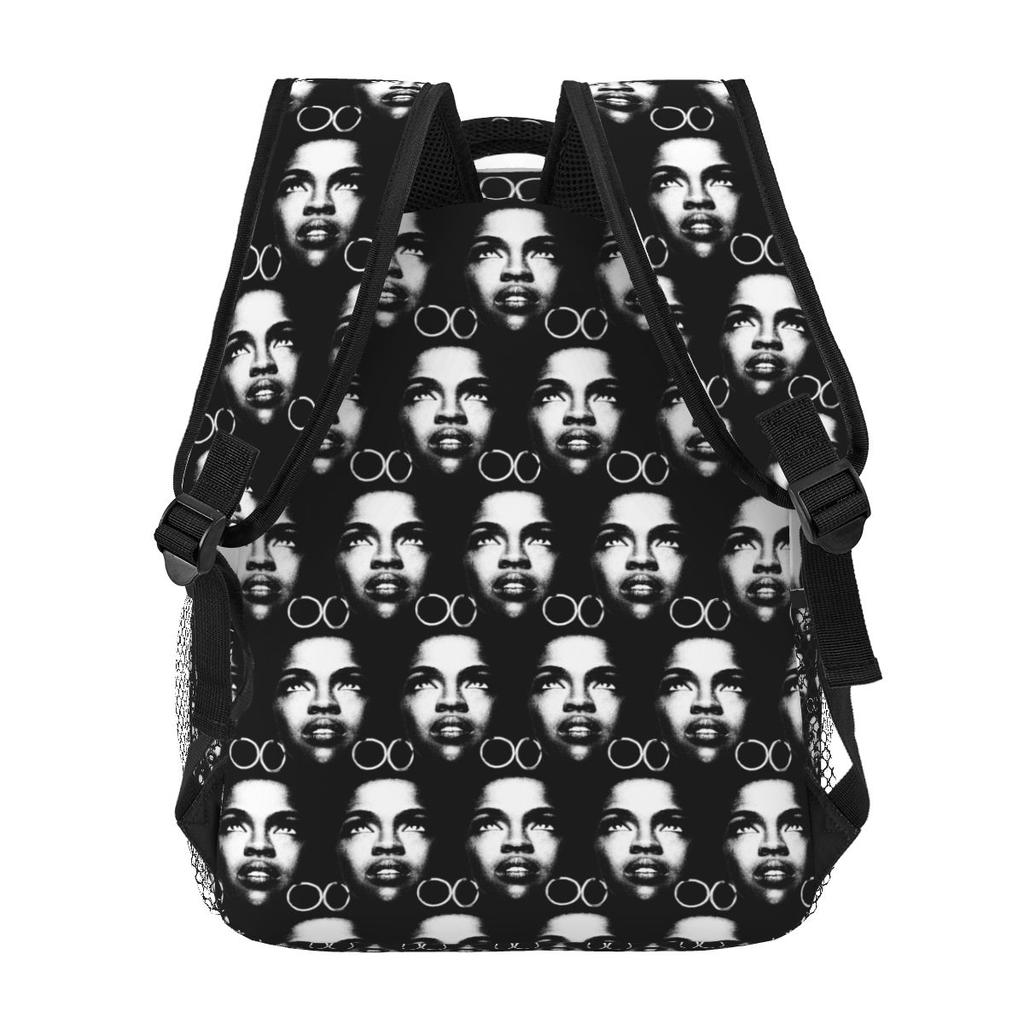 Fugees Lauryn Hill 1 Student Backpack School Bag Hiking Travel Daypack for Men Women Fashion Bookbag Shoulder Bags