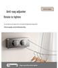 Retractable Invisible Indoor Clothesline - No-Punch Bathroom or Balcony Steel Wire Drying Rack