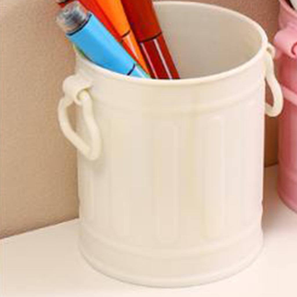 Stifthalter Stiftebecher Kunststoff Make-up Pinsel Organizer Schreibtisch Bürobedarf Behälter mit Griffen
