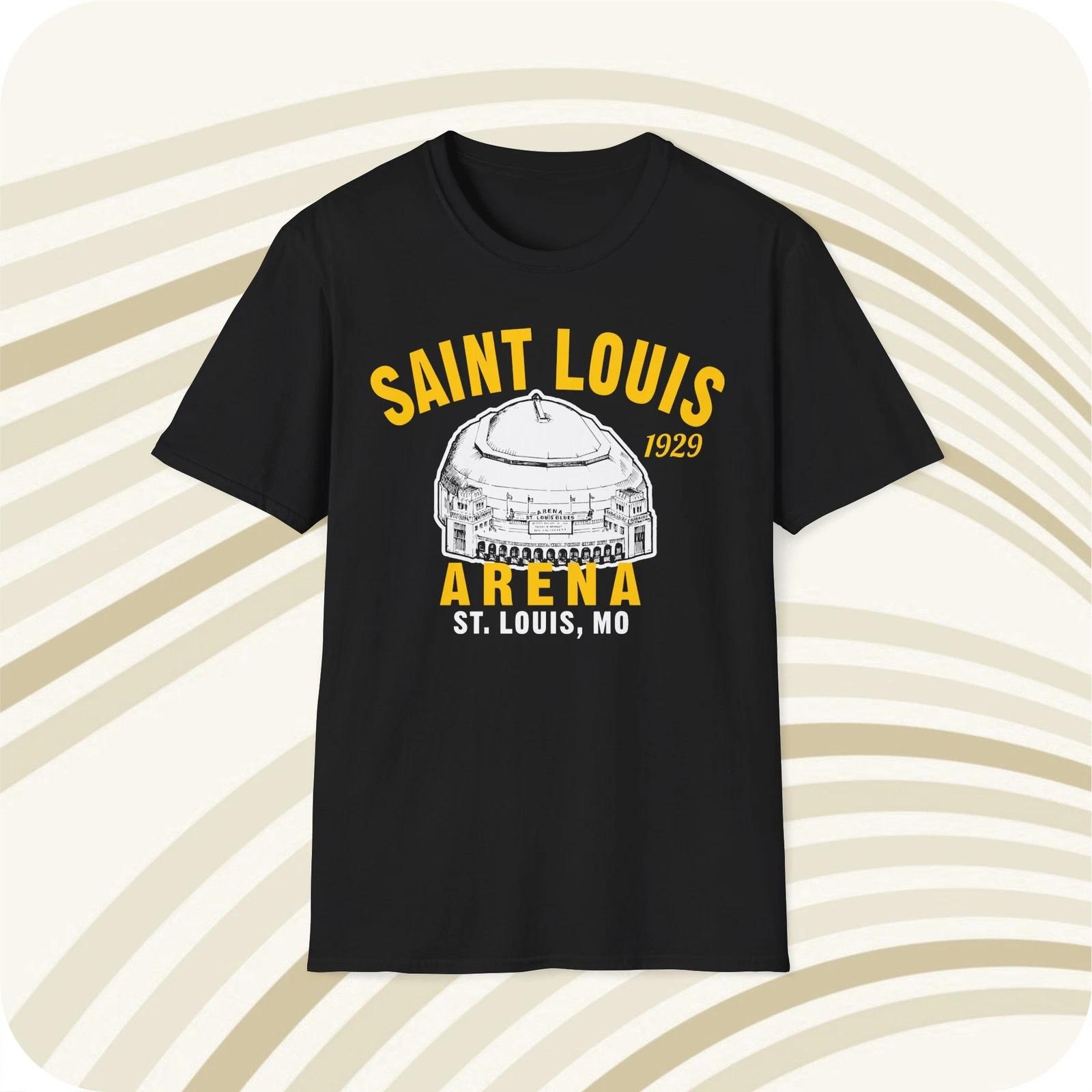 Men s and Women s T-shirts St. Louis Arena 1929 Classic Cut Hockey T-Shirt - St. Louis Blues S