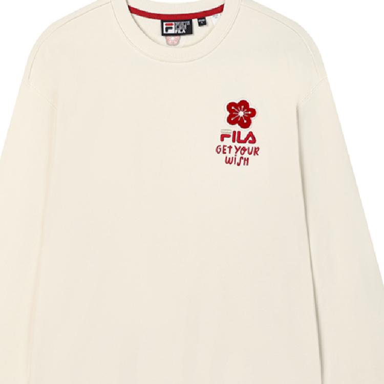 New FILA ORIGINALE Sweatshirt Men's Steam White F51M519201FIV