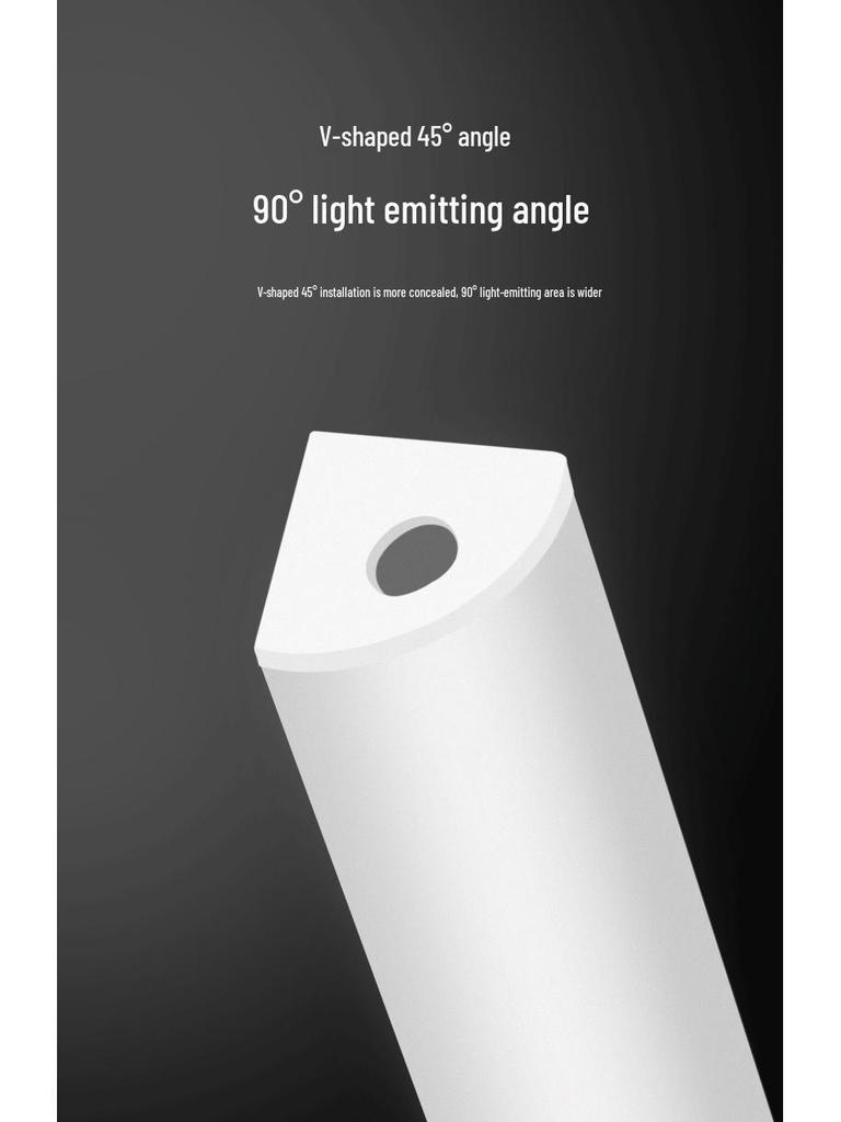 50CM V-Shaped LED High-Voltage Rigid Light Bar, 220V Driverless for Display Cabinets.