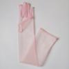 Exquisite Long Tulle Elbow Gloves 55cm Wedding Gloves Ultra Thin Stretchy Full Finger Mittens for Opera Party Concert