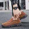 Leather Casual Shoes Men Sneakers Outdoor Men Shoes Breathable Flats Shoe Hot Sale Platform Slip On Men Loafers 2026