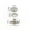 Oval Rotating Zinc Alloy Handbag Twist Lock with Iron Buckle