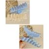 New Style Cute Sweet Hair Claw with Ribbon Bowknot Simple and Fashion Shark Clip Women Girls Hair Accessories Hair Clip Headwear