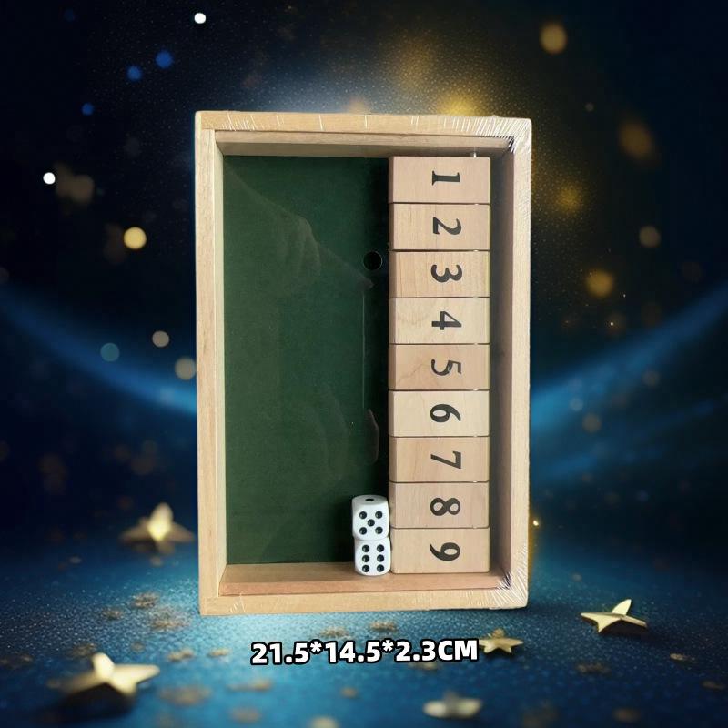 

Четырехсторонний деревянный игра-перевертыш с цифрами для взрослых и детей - Разогреватель для вечеринки и питейная игрушка