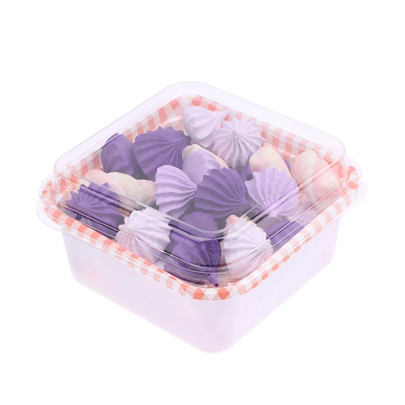 10 Stück Plastik Kuchen Mousse Dessertbecher Joghurt Lebensmittelbehälter mit klarem Deckel Melaleuca Mousse Gebäck Kuchenbox Verpackungsbox