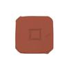 Gobelin Chair Pad 40X40X3 Cm ALIX Coral, by Soleil D'ocre
