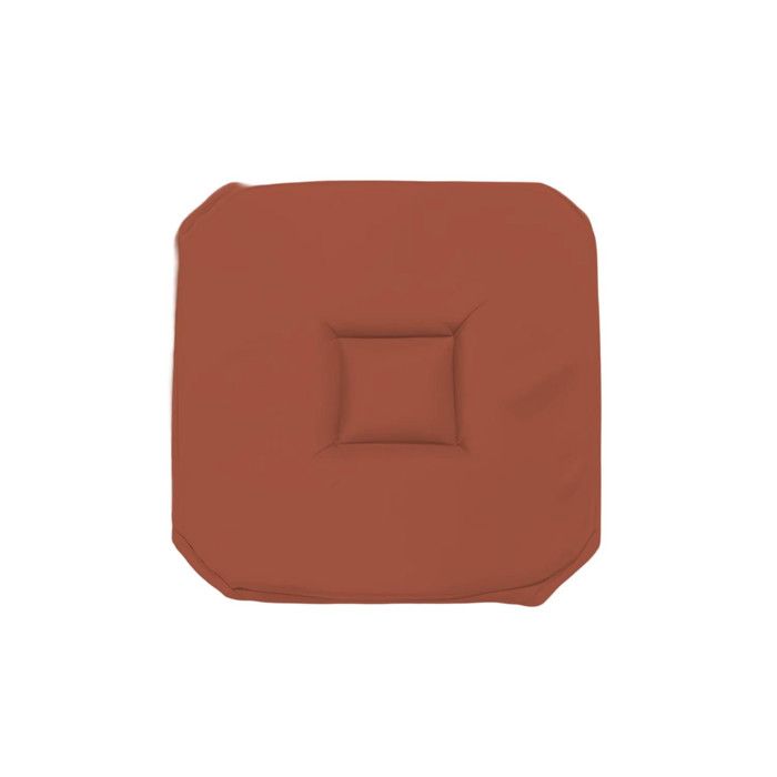 Dessus de chaise gobelin 40X40X3 cm ALIX corail, par Soleil d'ocre