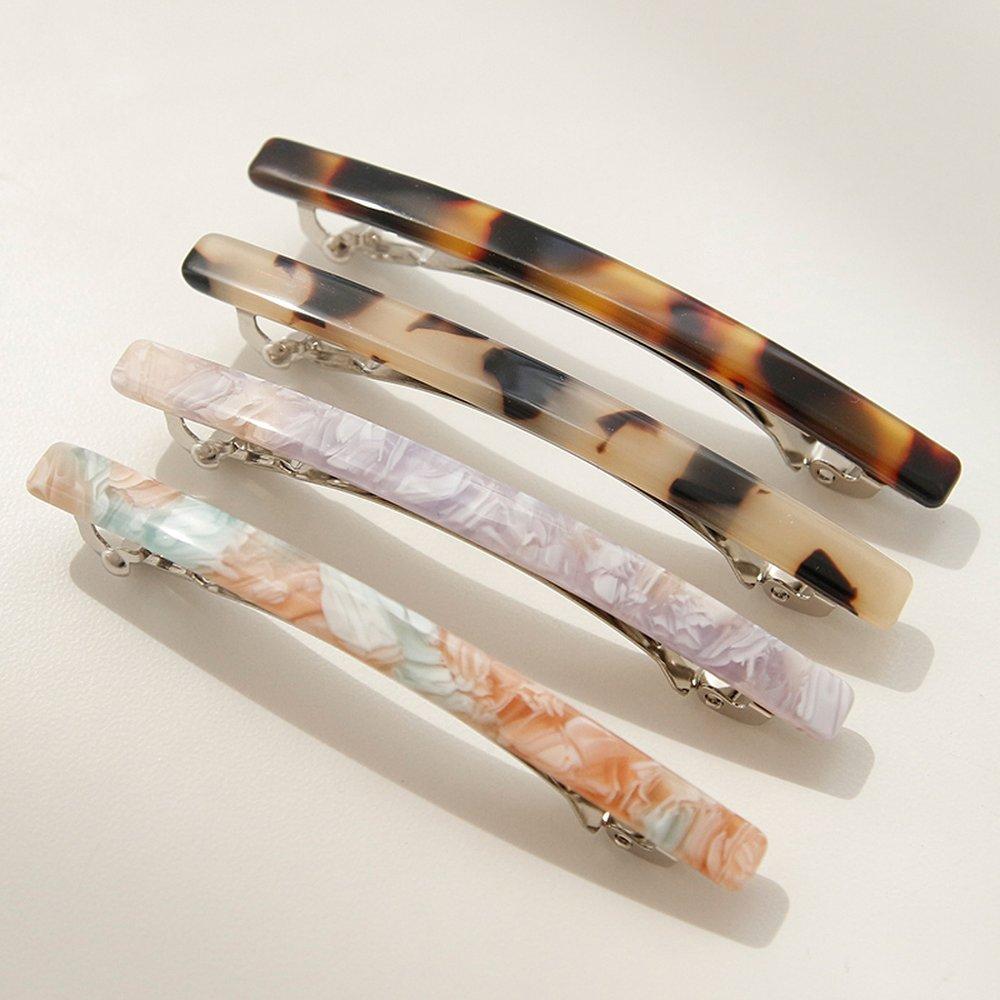 Jlauren Slim Straight Line Cellulose Automatic Hairpin H0801