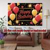 2D plane balloon birthday celebration background fabric home decoration room decoration polyester fiber