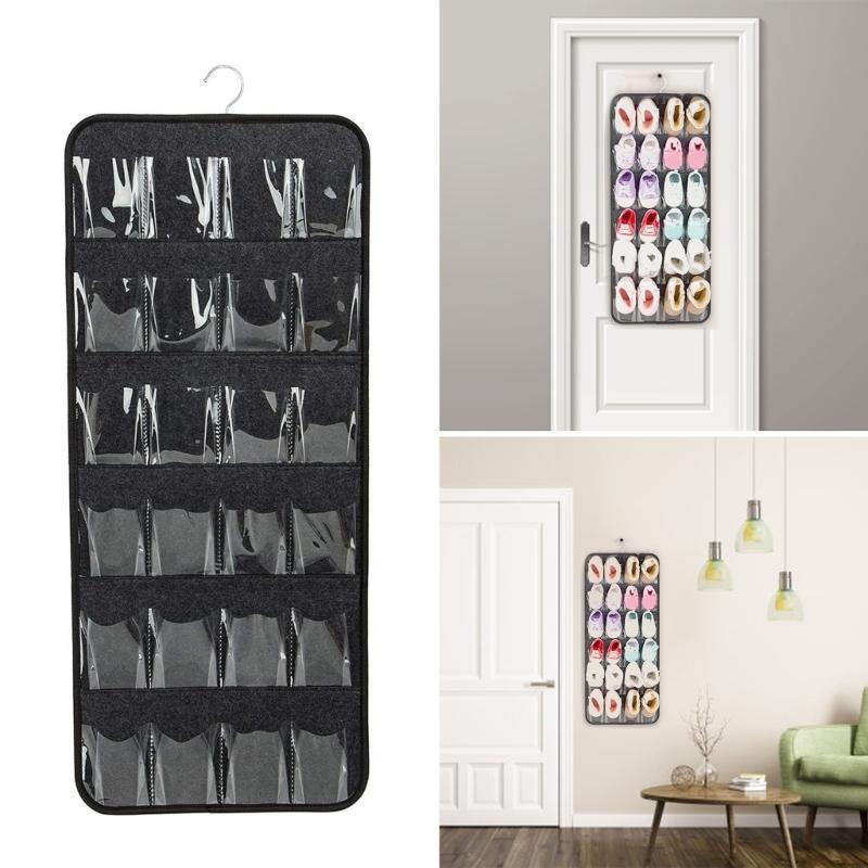 Felt Wall Hanging Organizers with Pockets Felt Hanging Bag for Baby Room Bathroom or Entryway excellent  for New Parents