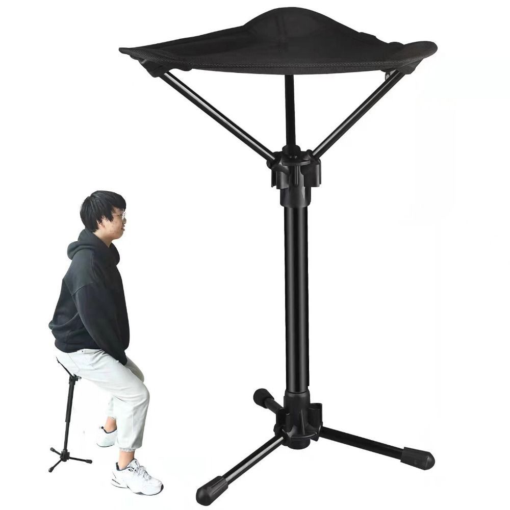 Aluminum Zinc Zinc Alloy Portable Fishing Chair Stable Folding Camping Stool Hiking
