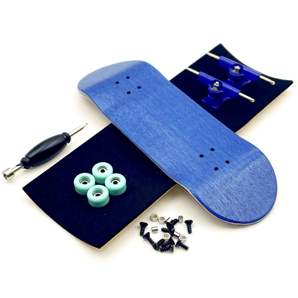 32mm Fingerboard Set with Maple Wooden Deck Metal Trucks Bearing Wheels