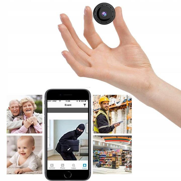 Mini Kamera Szpiegowska Fullhd Wifi Ukryta 91 Kamera Dla Dzieci Niania
