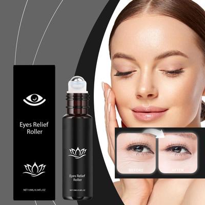 Multi-effect Eye Oil Ball Light Lines Compact Anti-aging Moisturizing Moisturizing Wrinkle Removing Black Eye Bags Massage Care10ml