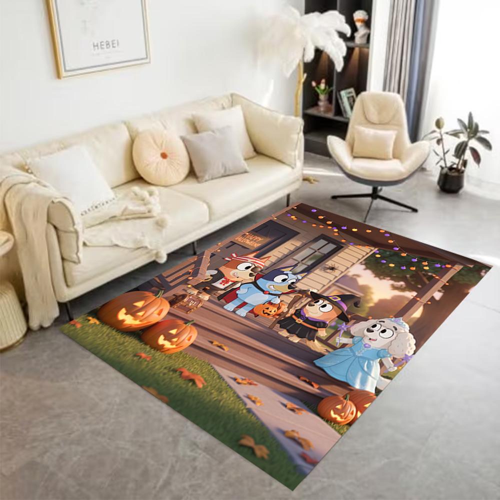 Bluey Adventures Area Rug Suitable for Dormitory Decorate room Game Room Bedrooms Antislip Carpet Decorate Offices Wedding Party Gift