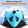Tenda da Pesca sul Ghiaccio Spessa a 4 Strati Riparo da Pesca Invernale Tenda da Campeggio per Clima Freddo per 2 Persone