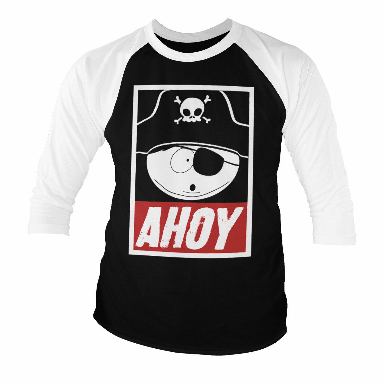 T-Shirt À Manches 34 South Park Eric Cartman Ahoy Tailles S-XXL XL
