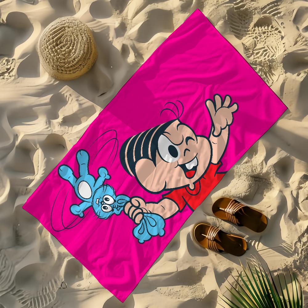 Comic M-Monica and Friends Towel Beach Yoga Gym Lightweight Portable For Swimming Shower Travel Sports Accessories Sandproof