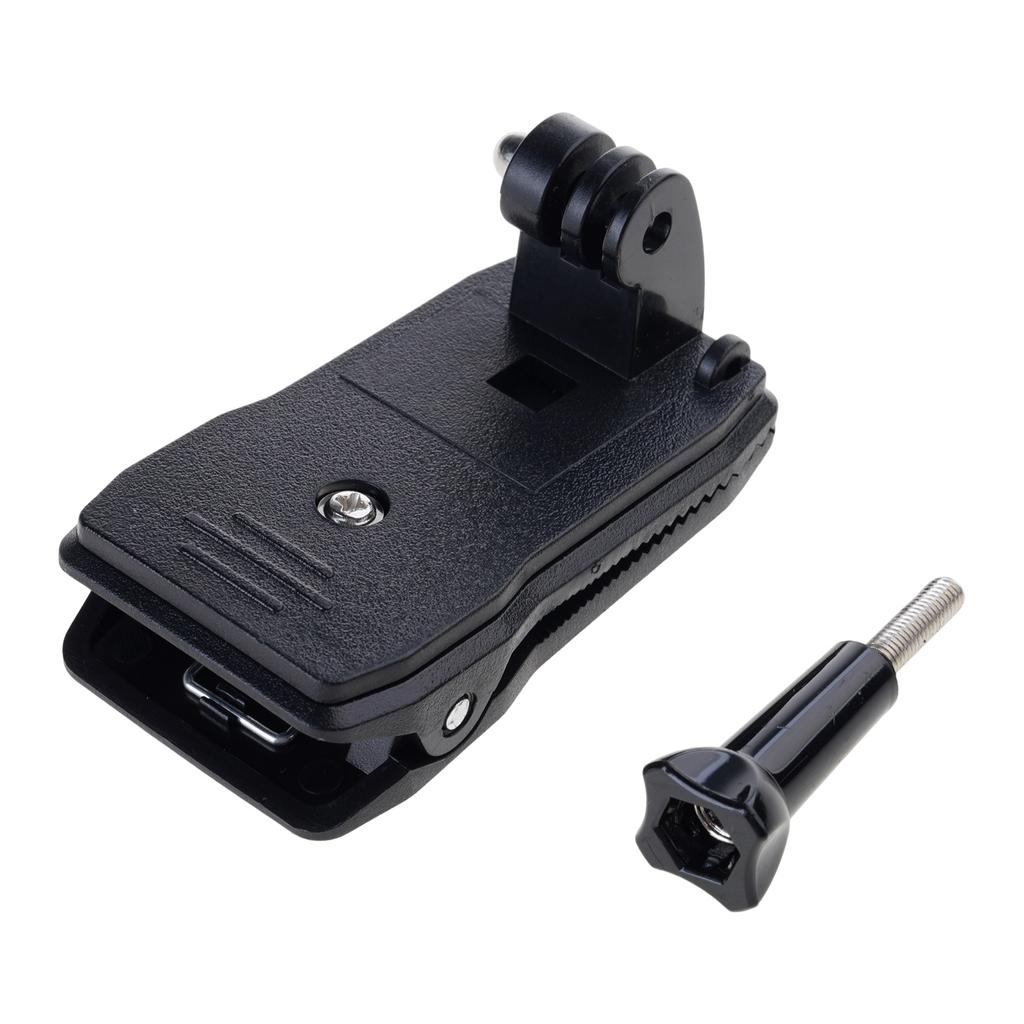 Backpack Strap Cap Clip Mount 360 Degree Rotary Clamp Arm for  Hero Series Action Camera Accessories