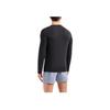 Emporio Armani Round Neck Solid Color Eagle Logo Embroidered Long Sleeve T-Shirt Men Tops Black 111653-4F584-00020