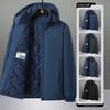Autumn and Winter Cotton Coat Men's Coat Outdoor Casual Detachable Hat Jacket Men's and Women's Cotton Coat with Thick Cotton Coat Windbreaker