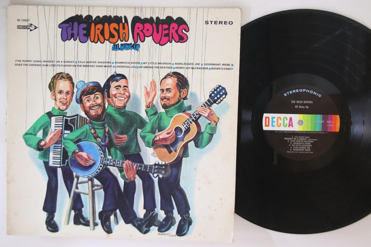 

LP Record IRISH ROVERS - All Hung Up DL75037 DECCA 1968 US Folk Used