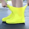 1 Pair Rainy Shoe Covers Anti-Slip Thickened Soles Stretchable Shoe Covers Waterproof Sneaker